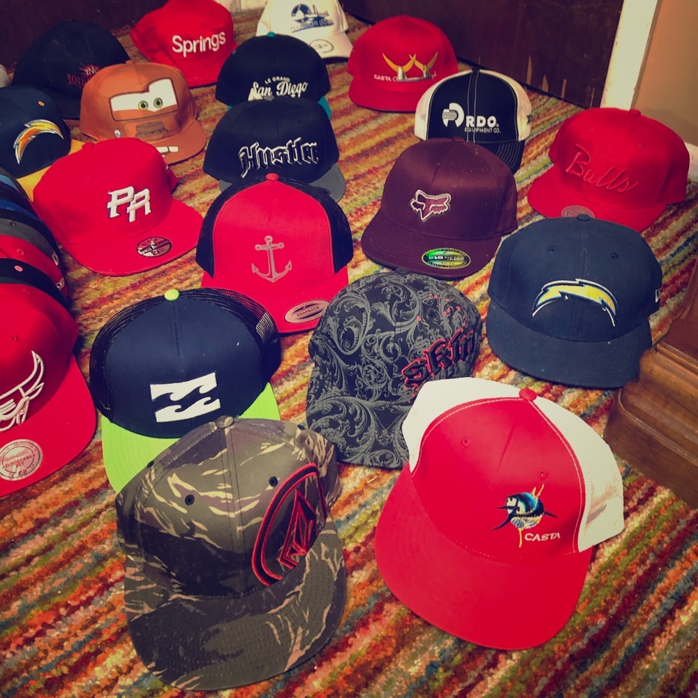 90 assorted hats for sale